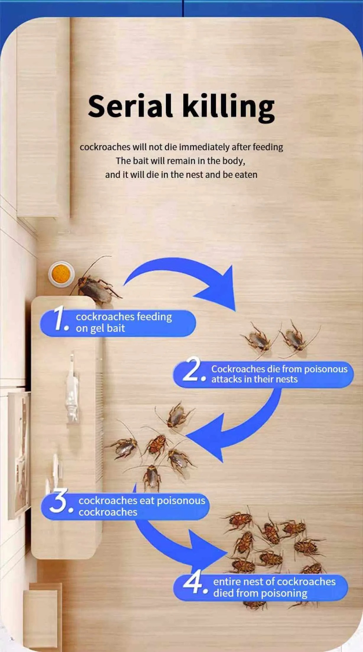 8pcs Cockroach Killer gel bait - Image 8