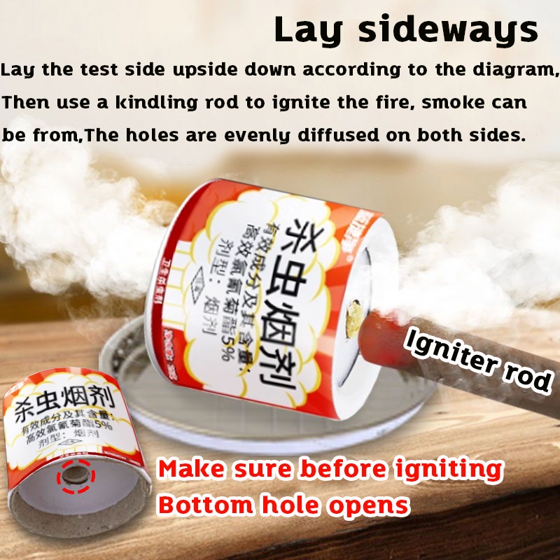 ৬ পিস জাপানি পোকামাকড় নিধনকারী ধোঁয়ার বোম - Image 2